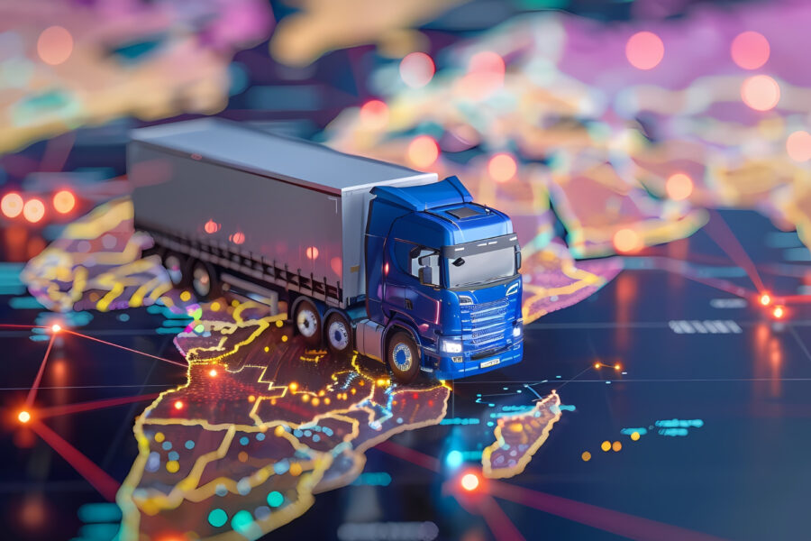Supply chain challenges" + "Logistics management" + "Real-time tracking