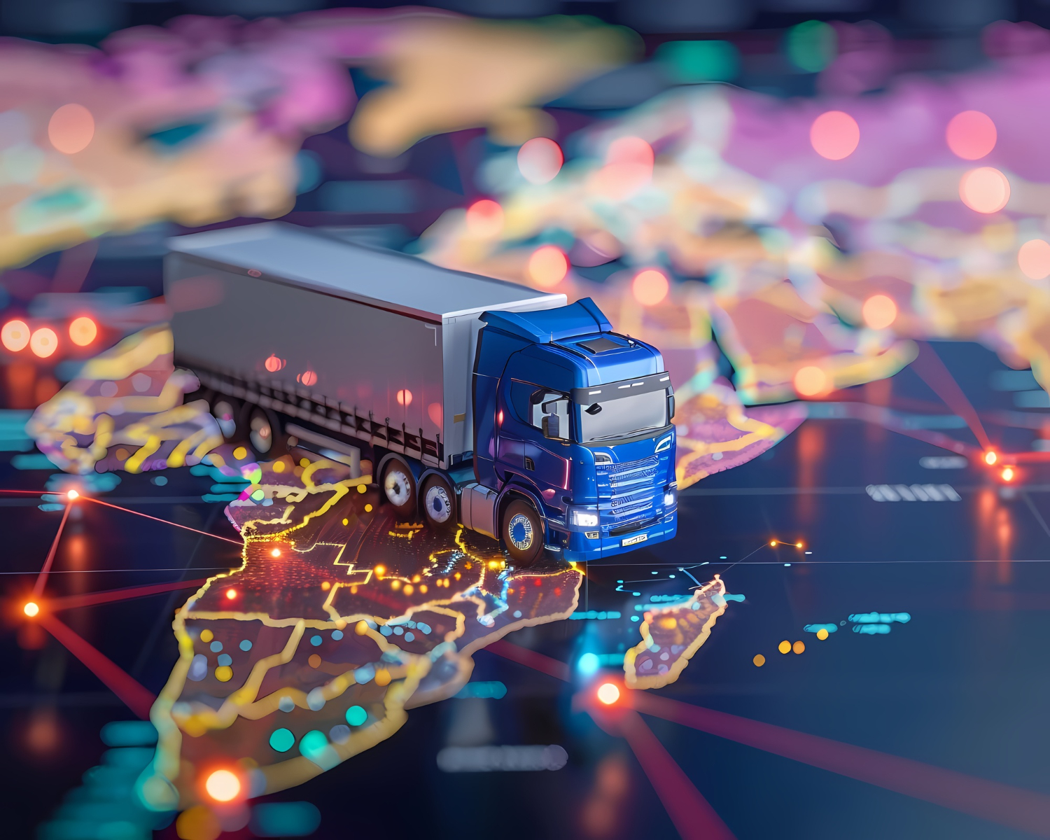 Supply chain challenges" + "Logistics management" + "Real-time tracking